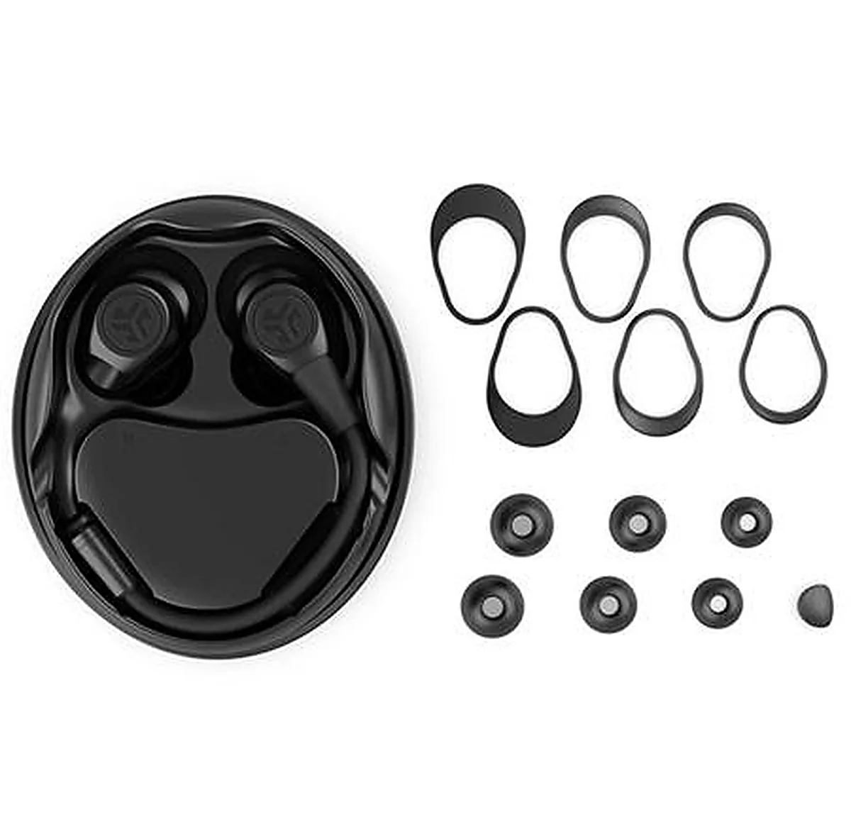 AUDIFONOS INALAMBRICOS JLAB WORK BUDS TW CON MICROFONO BLACK EBWRKBDSRBLK82