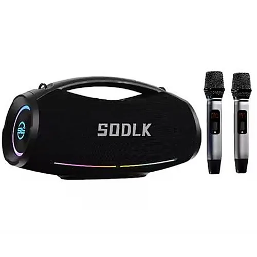 BOCINA INALAMBRICA SODLK S1615 CON MICROFONOS