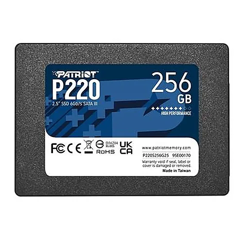 SSD PATRIOT P220 256B SATA  2.5