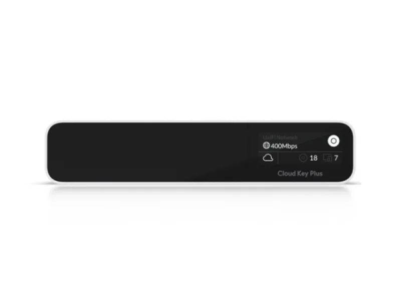 Ubiquiti Cloud Key SSD Minio servidor Unifi Controller - Material de la carcasa: Aluminio anodizado Hardware – Procesador: Chip basado en Arm® Cortex-A53® de ocho núcleos - Interfaz de gestión: Ethernet Bluetooth Interfaz de red (1) puerto GbE RJ45 – Memo