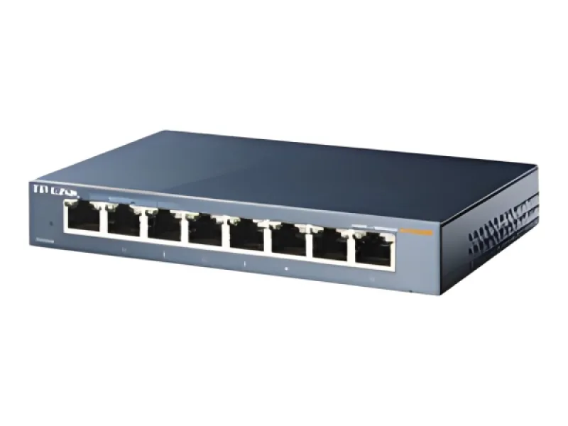 TP-Link TL-SG108 8-port Metal Gigabit Switch - Conmutador - sin gestionar