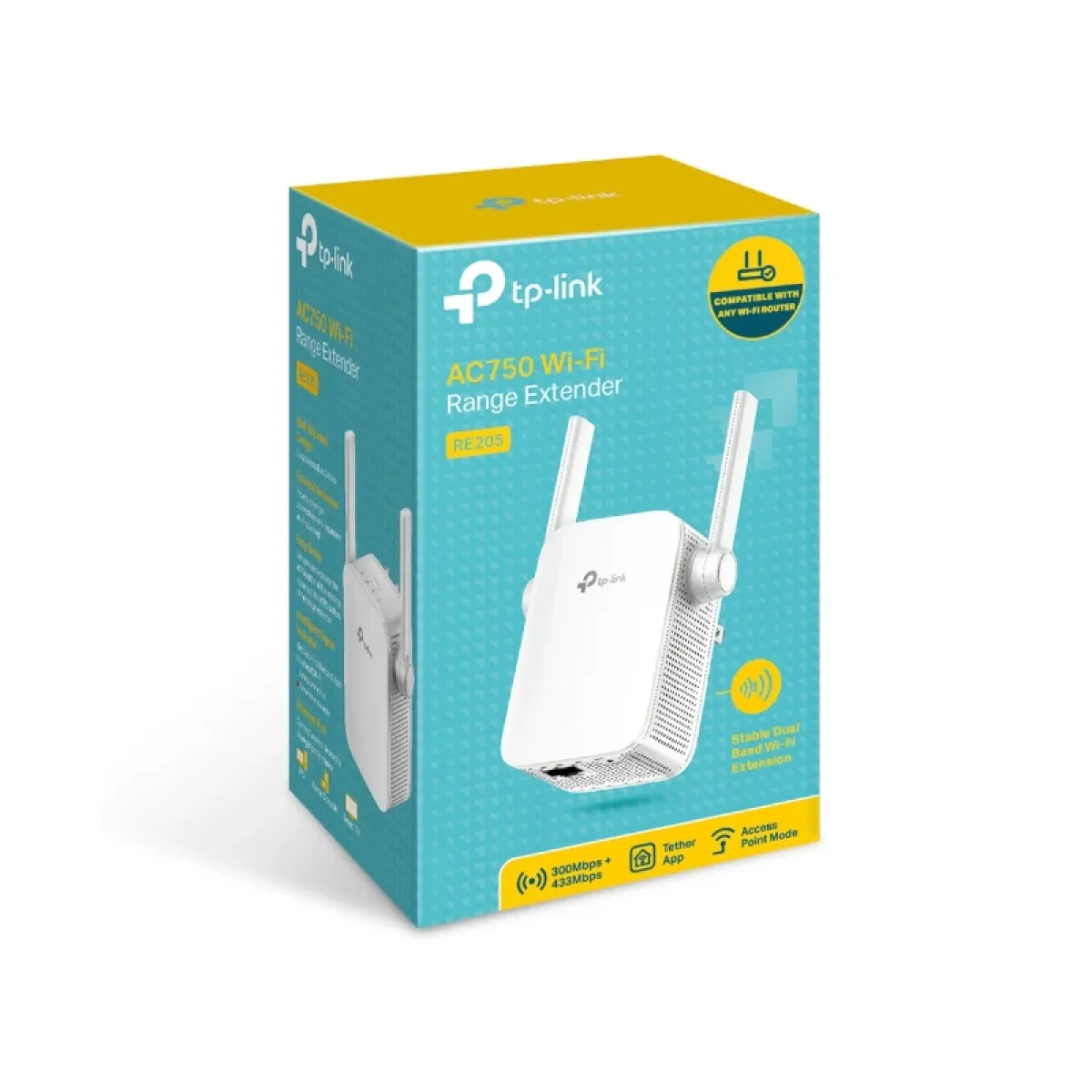 TP-Link AC750 - Wi-Fi range extender - RE220