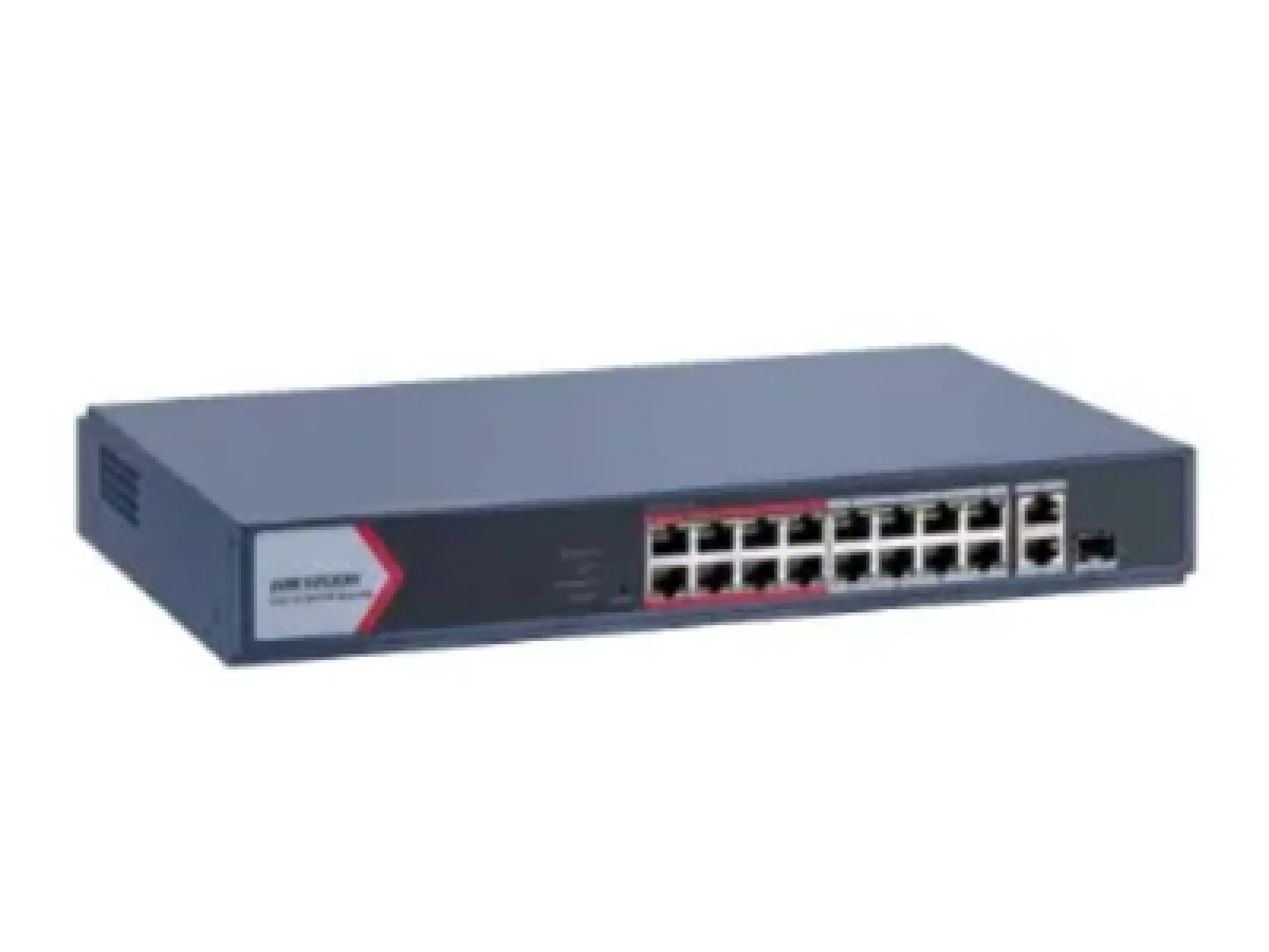 Hikvision - Switch - PO inteligente Fast Ethernet de 16 puertos